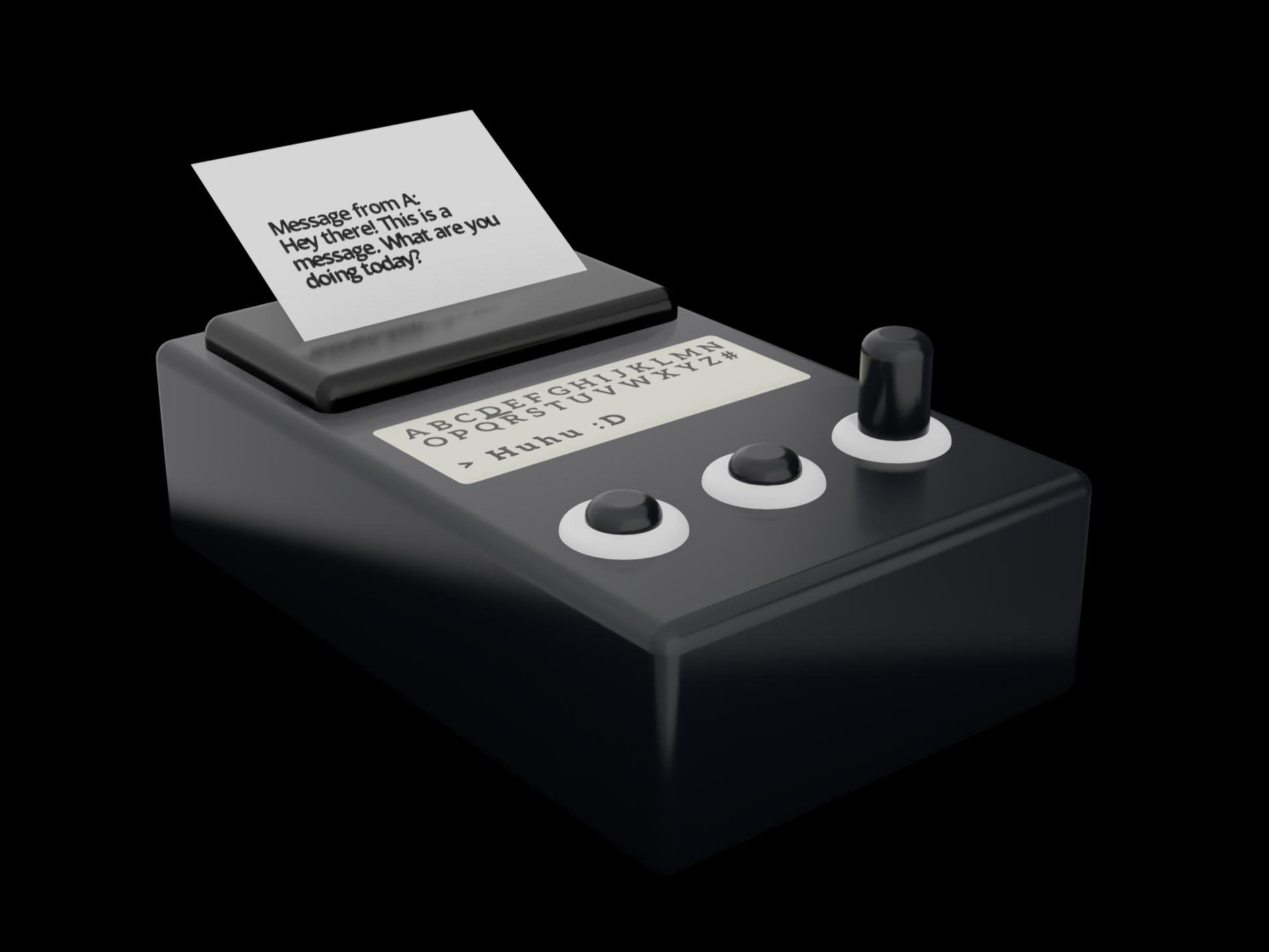 thermal printer prototype